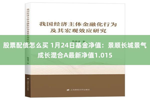 股票配债怎么买 1月24日基金净值：景顺长城景气成长混合A最新净值1.015